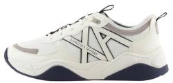 Armani Exchange Damen Cher, Side Logo, Colour Contrasts Sneaker, Off White+ Blue, 37 EU von Armani Exchange