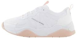 Armani Exchange Damen Cher, Side Logo, Colour Contrasts Sneaker, Opt. White+ Rose, 36.5 EU von Armani Exchange