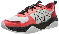 Armani Exchange Damen Chunky Sneakers Sneaker, Mehrfarbig (Orange+Coral D957) von Armani Exchange