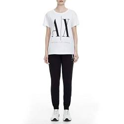 Armani Exchange Damen Icon Project Sporthose Sporthose, Schwarz, S von Armani Exchange