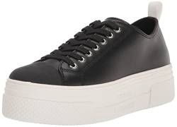 Armani Exchange Damen James Platform Sole Sneaker, Black+Opt.White, 41 EU Schmal von Armani Exchange