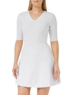 Armani Exchange Damen Nachhaltig, Mid Fit Casual Dress, White, S von Armani Exchange