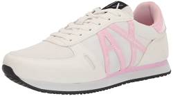 Armani Exchange Damen Retro Running Shoe, 70s Ispired Sneaker, OP.White+Lilac, 41 EU von Armani Exchange