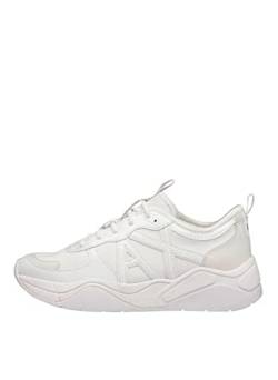 Armani Exchange Damen Running Sneaker, Optical White, 37 EU von Armani Exchange