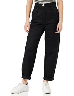 Armani Exchange Damen Sustainable, Front And Back Pocket, Metal Button Closure Casual Pants, Schwarz, XXS EU von Armani Exchange