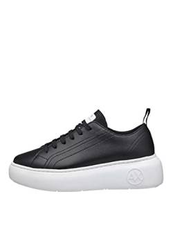 Armani Exchange Damen The Super Sneaker, Schwarz, 37 EU von Armani Exchange