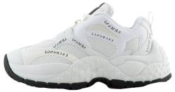 Armani Exchange Damen Vedder, Microsuede clean Essential Look Sneaker, Op. White+ op. White, 35 EU von Armani Exchange
