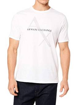 Armani Exchange Herren 8nzt76 T-Shirt, Weiß, XL von Armani Exchange