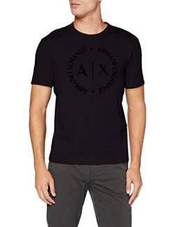 Armani Exchange Herren 8nztcd T-Shirt, Schwarz, L von Armani Exchange