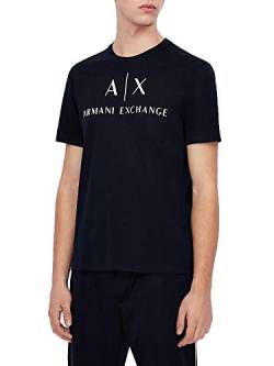 Armani Exchange Herren 8nztcj T-Shirt, Blau, XL von Armani Exchange