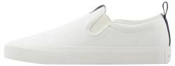 Armani Exchange Herren Borg, Leather, Back Logo Sneaker, Off White, 39 EU von Armani Exchange