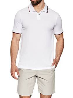 Armani Exchange Herren Double Stripe Poloshirt, Weiß, XS von Armani Exchange