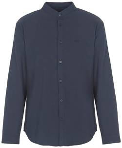 Armani Exchange Herren Embroidered Logo, Strech Cotton, Regular Fit Shirt, Blau, M EU von Armani Exchange