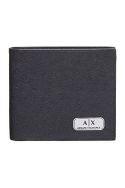 Armani Exchange Herren Essential, Saffiano SLG, Gift Set Wallet&Keychain, von Armani Exchange