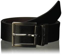 Armani Exchange Herren Leather Belt Gürtel, Schwarz (Balck), 38 von Armani Exchange