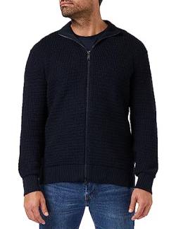Armani Exchange Herren Long Sleeves,Double Zip, Genuine Cotton Cardigan Sweater, Navy, M EU von Armani Exchange