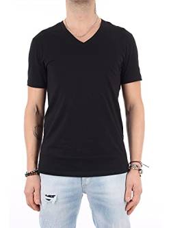 Armani Exchange Herren Pima Cotton V-neck T-Shirt, Schwarz, XXL von Armani Exchange