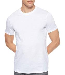 Armani Exchange Herren Pima Small Logo T-Shirt, Weiß, S von Armani Exchange