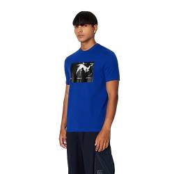 Armani Exchange Herren Regular Fit Concert Graphic Tee T-Shirt, New Ultramarine, XL EU von Armani Exchange