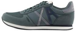 Armani Exchange Herren Rio, Essential, Side Logo Sneaker, Green+ Night Sky, 40.5 EU von Armani Exchange