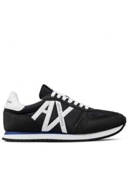 Armani Exchange Herren Rio Side Logo Sneaker, Navy Optic White, 41.5 EU von Armani Exchange