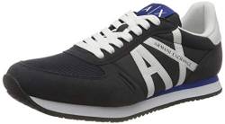 Armani Exchange Herren Rio Side Logo Sneaker, Navy Optic White, 42 EU von Armani Exchange