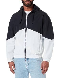 Armani Exchange Men's Reversible, Bi-Color, Hooded Neck, Casual Fit Shell Jacket, Black/White, Extra Large von Armani Exchange