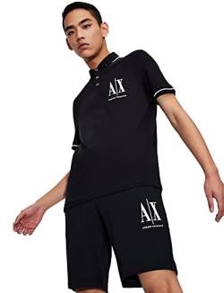 Armani Exchange Mens New Classic Icon Project Basic Must Have Polo Shirt, Blue, XXL von Armani Exchange
