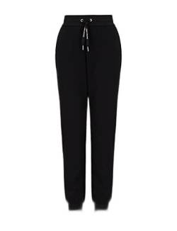 Armani Exchange Women's Circle Logo Jogger Sweatpant Casual Pants, Black, X-Groß von Armani Exchange