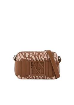 Armani Exchange Women's Essential, Susy, Sustainable, All Over Logo Camera case, Multicolor von Armani Exchange