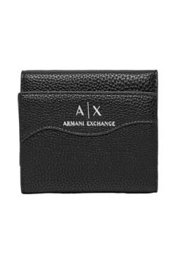 Armani Exchange Women's Wave Bi-Fold Wallet, Black von Armani Exchange