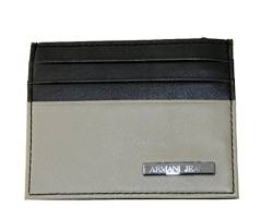 Armani Jeans Kreditkartenetui im Geschenkbox Leder 06V3B schwarz-grau von Armani Jeans