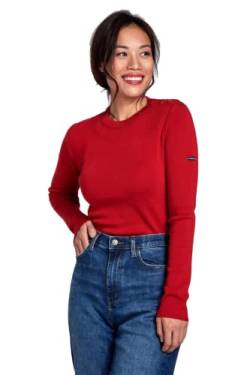 Armor Lux Damen Marin Briac Pullover, Rot (296 Braise 296), 44 von Armor Lux