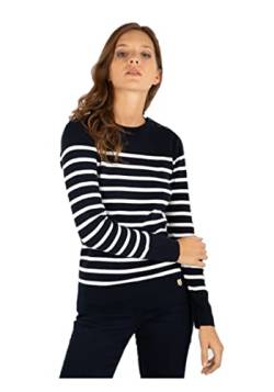 Armor Lux Damen Pull Marin Groix HÃritage Femme Pullover, Blau (3Jc Rich Navy/Milk 3Jc), 34 (Herstellergröße: 0) von Armor Lux