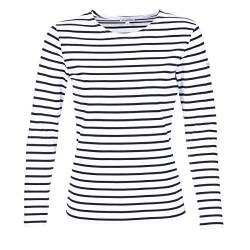 Armor Lux Damen T-Shirt Gestreift, Mehrfarbig (Bi9 Mehrfarbig/Rich Navy), 44 (Herstellergröße: 4) von Armor Lux