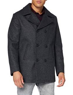 Armor Lux Herren KERMOR Caban Pijacke Caban Homme Kermor, grau meliert, 46 (Herstellergröße: 46) von Armor Lux