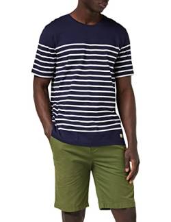 Armor Lux Herren Marinière "Etel" Héritage Homme T Shirt, Mehrfarbig (600 Navire/Blanc 600), L EU von Armor Lux