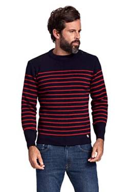 Armor Lux Herren Molene Pullover, Schiff/Chili, XXXL von Armor Lux