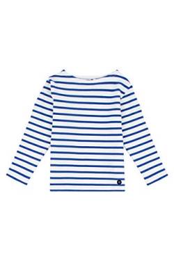 Armor Lux Unisex Baby Marinière "Loctudy" Enfant Mixte T Shirt, Blau (Dw5 Blanc/Étoile), 140 EU von Armor Lux