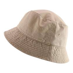 Armycrew Übergroße große große Herrenhut aus Baumwolle - Beige - XL/XXL von Armycrew