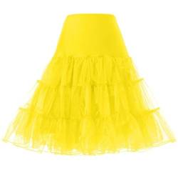 AromaHua 50er Jahre Unterrock Petticoat Retro Kleid Tutu 1950s Petticoat Krinoline Kleid Hoopless Petticoat Skirt Crinoline von AromaHua