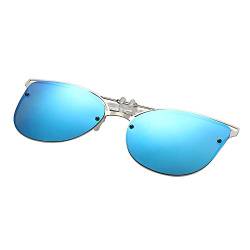 Aroncent Sonnenbrille Clip Aufsatz Clip on Unisex Vorhänger Brille Polarisiert Sunglasses von Aroncent