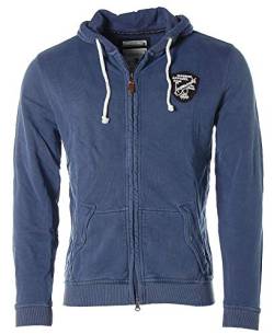 Arqueonautas® Sweatjacke Sweat Jacke mit Kapuze -Superior Apparel- Blau M von Arqueonautas