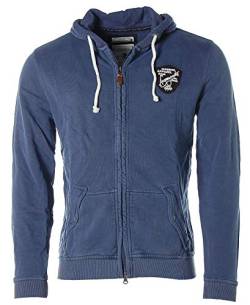 Arqueonautas Herren Sweatjacke Sweat Jacke mit Kapuze -Superior Apparel- Blau L von Arqueonautas