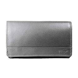 Arrigo Unisex-Adult Flap Wallet with RFID Protection, Grey, Large von Arrigo