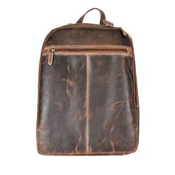 Arrigo Unisex-Adult Laptop Rucksack, Cognac, Large von Arrigo