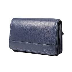 Arrigo Unisex-Erwachsene Brieftasche Geldbörse Blau (Donkerblauw) von Arrigo