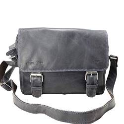 Arrigo Unisex-Erwachsene Messenger Bag Kuriertasche Blau (Donkerblauw) von Arrigo