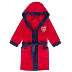 Arsenal FC - Jungen Fleece-Bademantel mit Kapuze - Offizielles Merchandise - Geschenk für Fußballfans - Rot - 9-10 Jahre von Arsenal FC