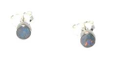 Ohrstecker Sterling-Silber 925 Opal 4 mm OPST0610174 von Art Gecko